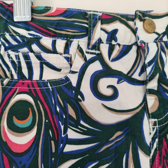 Lilly Pulitzer Peacock Pants Girls Size 5 EUC - Picture 3 of 8
